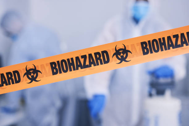 Professional Biohazard Cleanup technician working in Hurley, WI